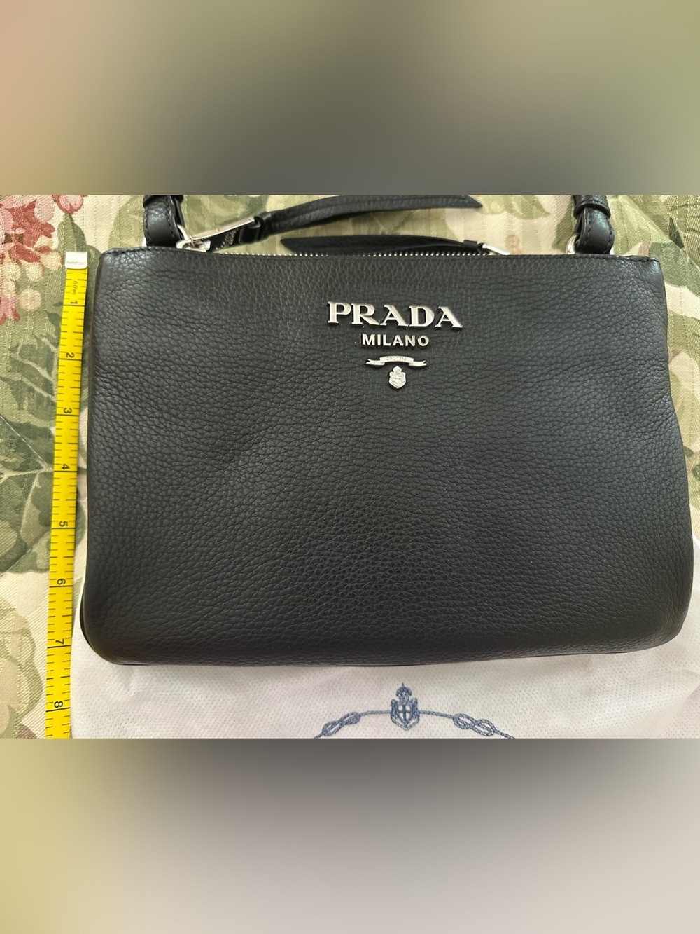 Prada Black Crossbody Leather Bag - Picture 13 of 14